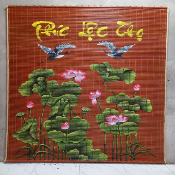 Rèm tre trúc in chữ " Phúc Lộc Thọ" 